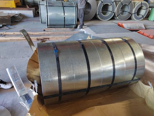 ASTM Standard Regular Spangle Z60 Z80 Z180 Z275 Dx51D Dx52D Dx53D Gi Ζεστό κυλίνδριο γαλβανισμένο σιδηροτροχείο για σωλήνες χάλυβα