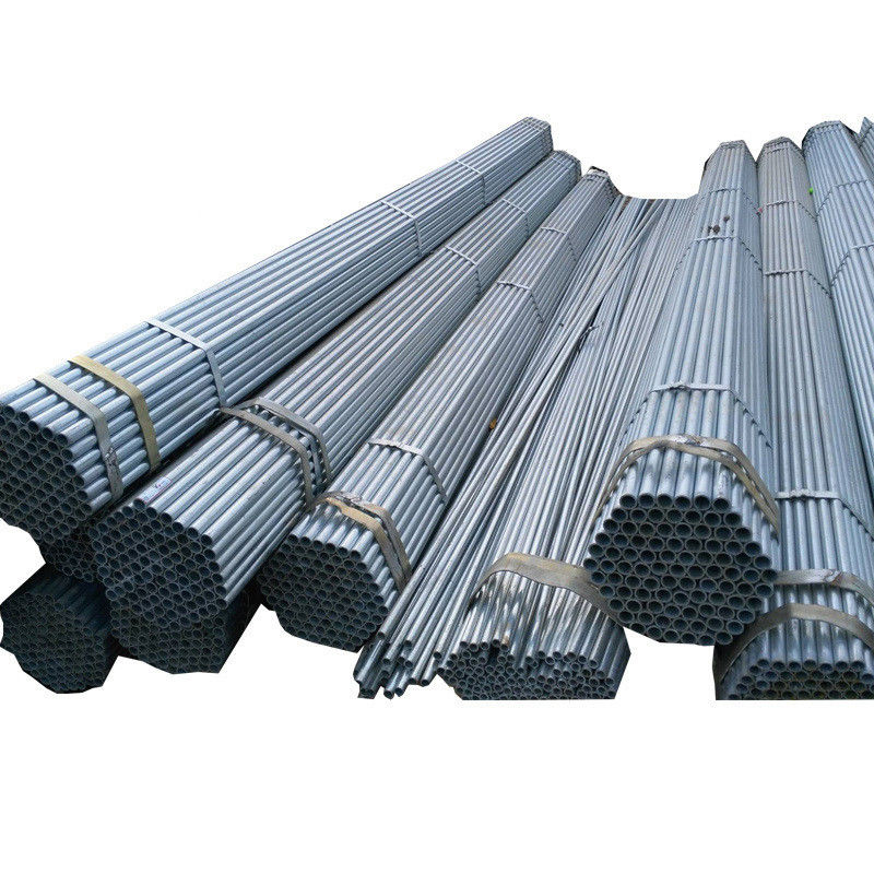 Δάψος 1,2-2,2 mm Πιστοποιητικό ASTM AISI GI Ζινκ επικαλυμμένος MS σωλήνας Ζυγισμένος συγκολλημένος σιδηρούνς σωλήνας για δομικό υλικό