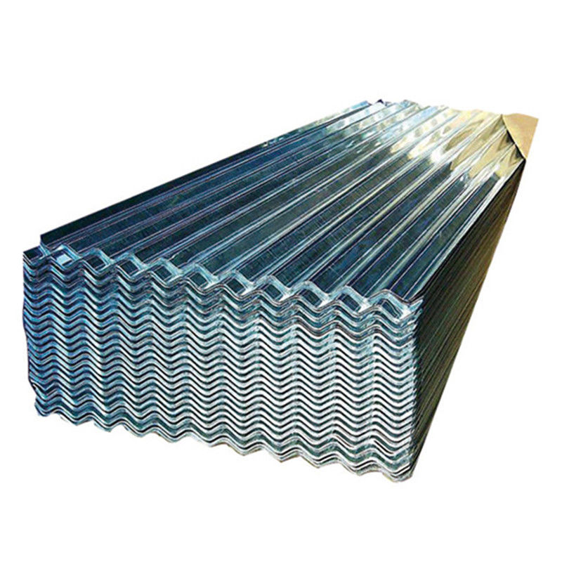 DX51D βαθμίδα ζεστή βύθιση BWG 28 μεγέθους οροφή 4x8 Ζυγισμένο κυματοειδές φύλλο Μεταλλικό φύλλο οροφής GI με κανονικό spangle