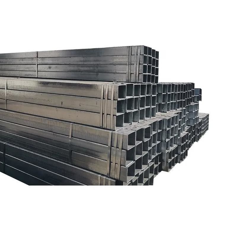 12M μήκος Ζυγισμένο ASTM A179 A106 Ελαφρύ χάλυβα Q195 Q235 Σιδηρούν τετραγωνικό σωλήνα κούφιας τομής 40x40 Gi ERW Σιδηρούν σωλήνα χάλυβα