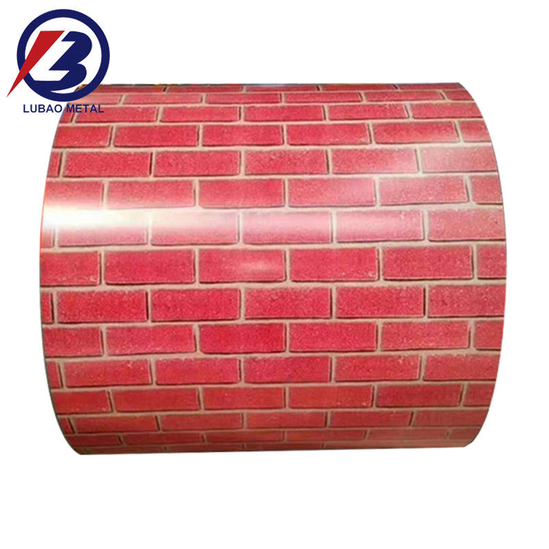 Σιδηροτροχιά κυλίνδρων DX51D DX52D DX53D Z30 Z275 Κατασκευή τοίχου Προχρωματισμένο PPGI PPGL με πάχος χρωματισμένης επικάλυψης 0,25-0,8 mm