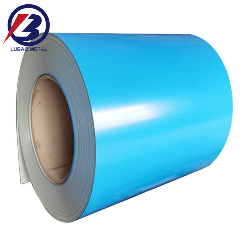 Προσαρμοσμένο L Coated Steel Coil σε PPGL PPGI Coil για AZ61-AZ80 Coating σε DX51D Color Coated Galvanized Steel