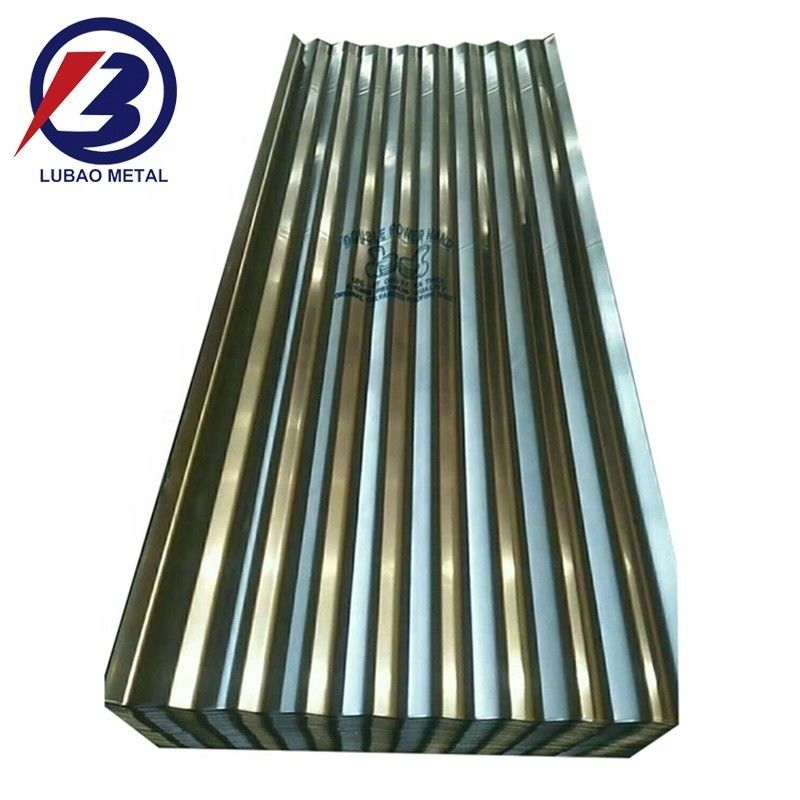 665-1100mm πλάτος PPGI Ζινκ επικαλυμμένα πλαίσια στέγης από χάλυβα κυματοειδείς επικαλυμμένα φύλλα από χάλυβα με τεχνολογία θερμής έλασης