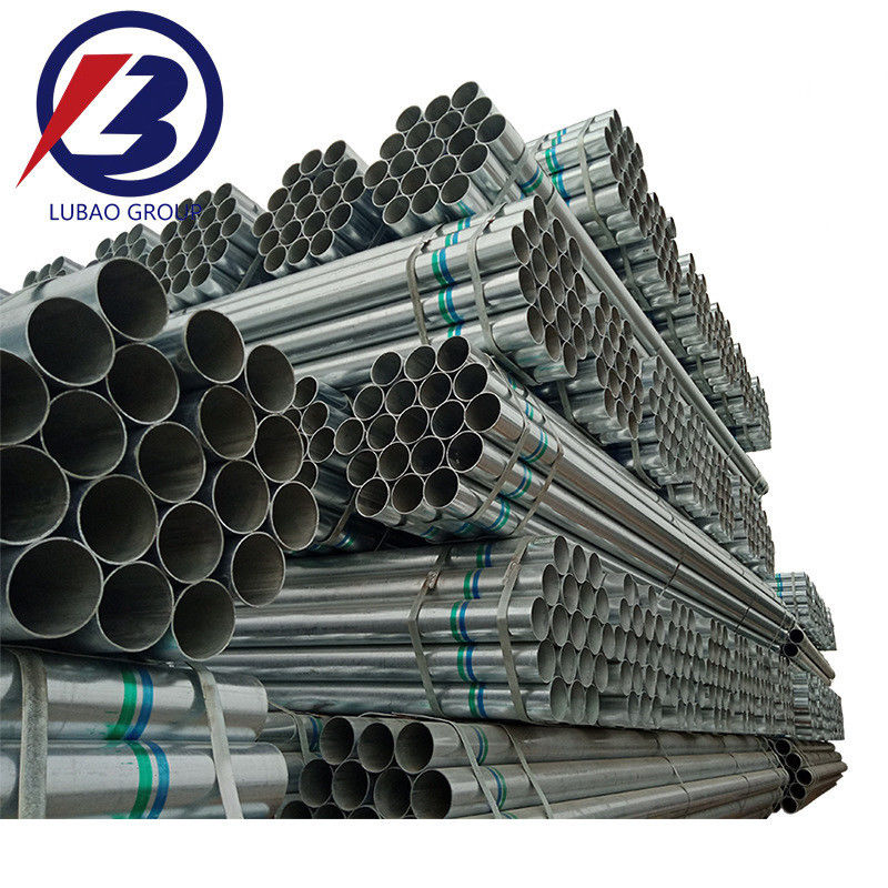 Ζυγισμένο χάλυβα σωλήνα ψευδάργυρο 80g 6/12 μέτρα Πρότυπο μήκος για θερμοκηπίου πλαίσιο κατασκευαστικό υλικό EMT σωλήνα