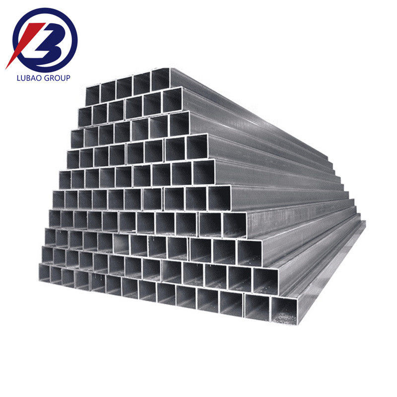 GB Standard ST37 Κούφος τετραγωνικός σωλήνας 2,5 ιντσών Ζυγισμένος σωλήνας χάλυβα Ζεστό βύθισμα Ζυγισμένος τετραγωνικός σωλήνας για μηχανικά εξαρτήματα